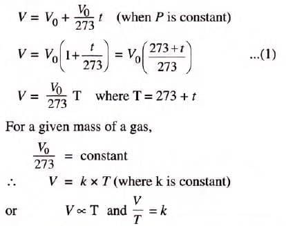 Study Of Gas Laws Chapter Notes | Chemistry Class 9 ICSE