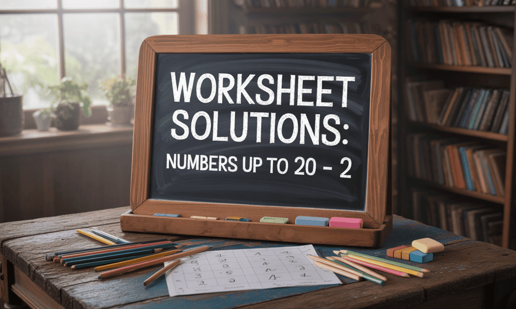 Numbers Up to 20 - 2 Class 1 Worksheet Maths Chapter 11