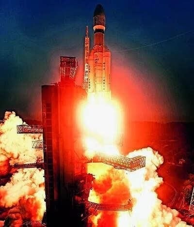 ISRO`s LVM3 Rocket Launches GSAT-7R