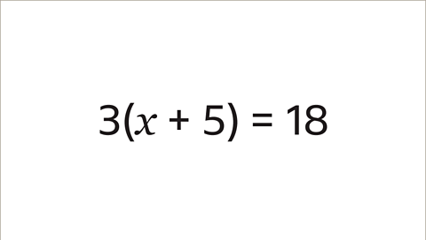 Solving for x - 3 - Year 7