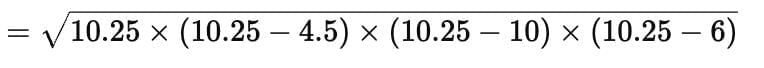 Class 9 Maths Chapter 10 Question Answers - Heron’s Formula