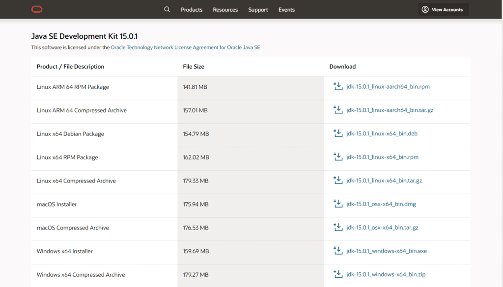 Step 1: Download and Install Oracle Java Development Kit (JDK)
