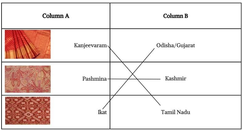 Unit Test (Solutions): Clothes — How Things are Made | Our Wondrous World  Class 5 - New NCERT