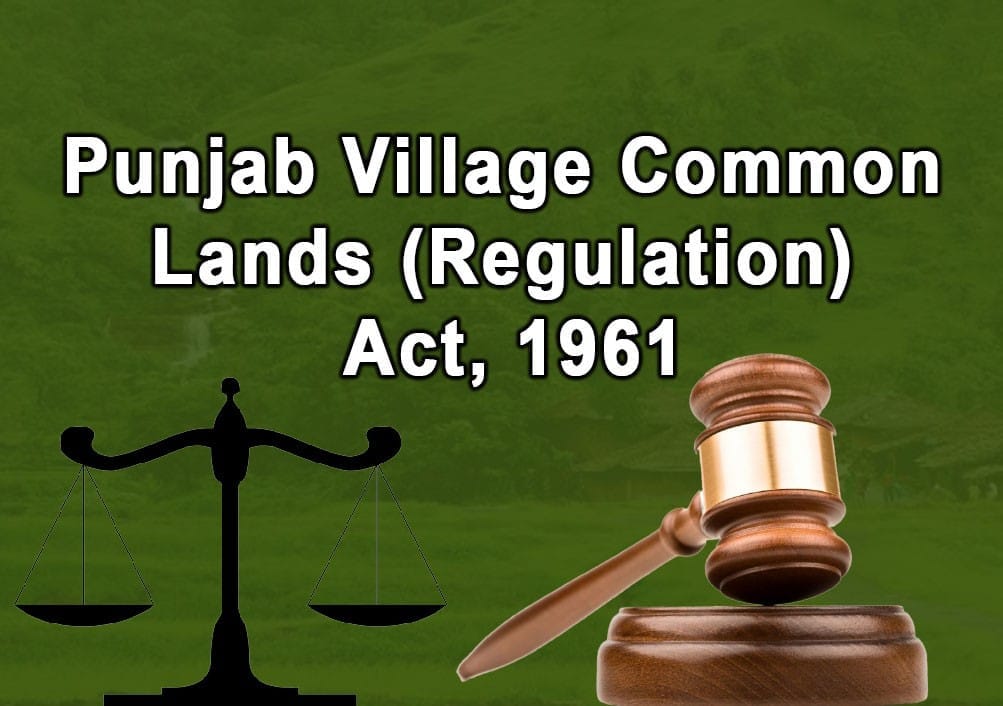 Punjab Village Common Lands (Regulation) Act, 1961