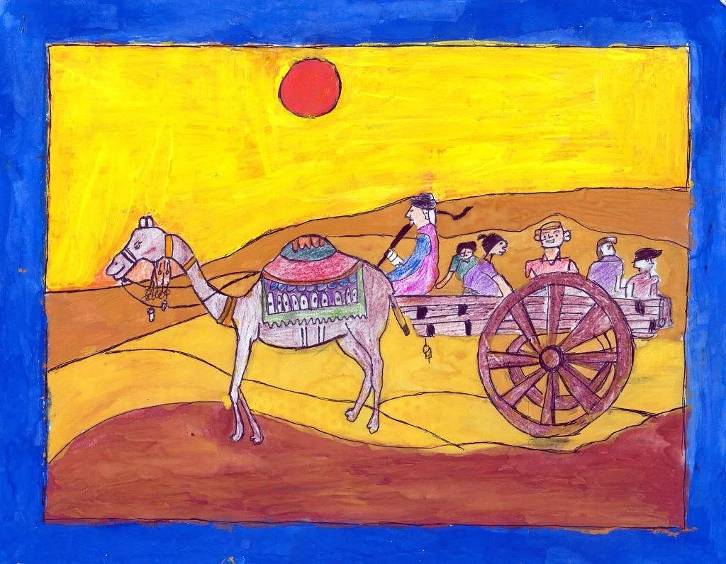 Camel Cart Ride in Desert - Creative Connections