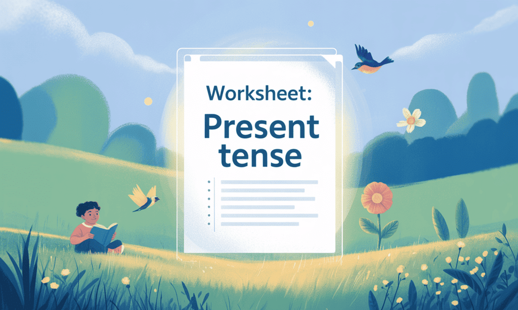 Present Tense Class 6 Worksheet English Grammar