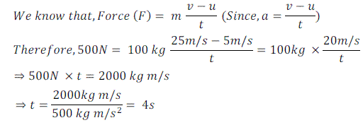 Numerical Problems Based on Newton`s Second Law of Motion(2) - Force & Laws of Motion - Class 9