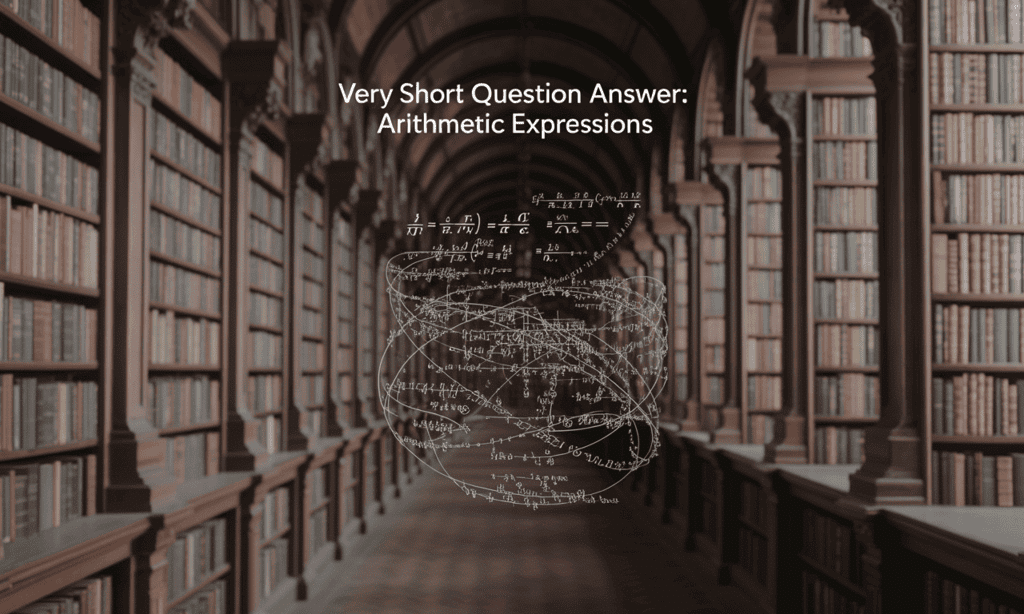 Class 7 Maths Chapter 2 Very Short Question Answer - Arithmetic Expressions