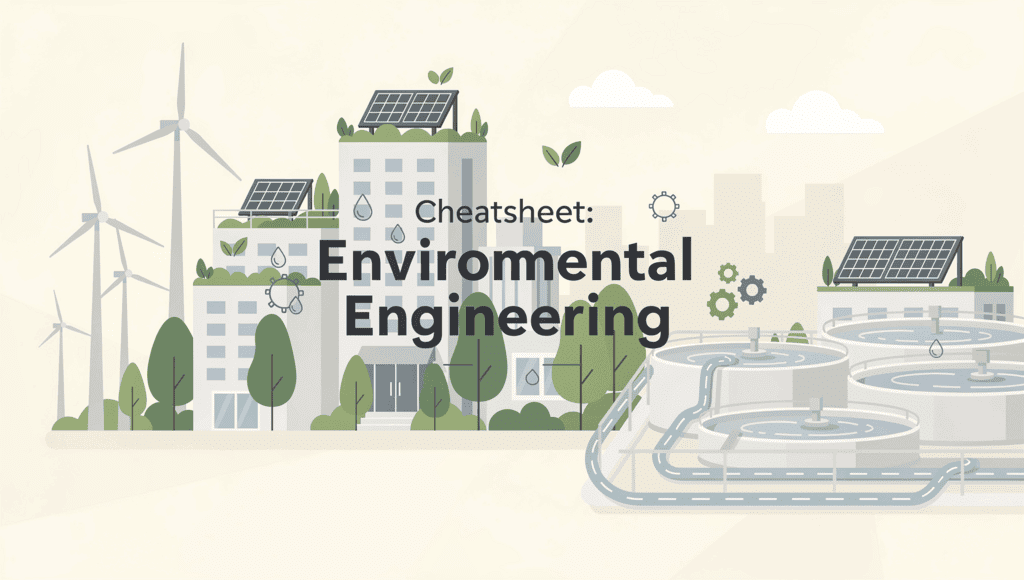 Cheatsheet: Environmental Engineering