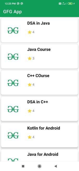 CardView using RecyclerView in Android with Example - Software Development