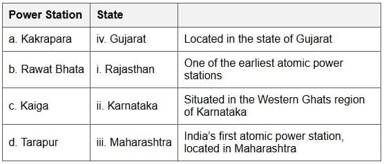 Class 10 Geography Chapter 5 Previous Year Questions - Minerals and Energy Resources