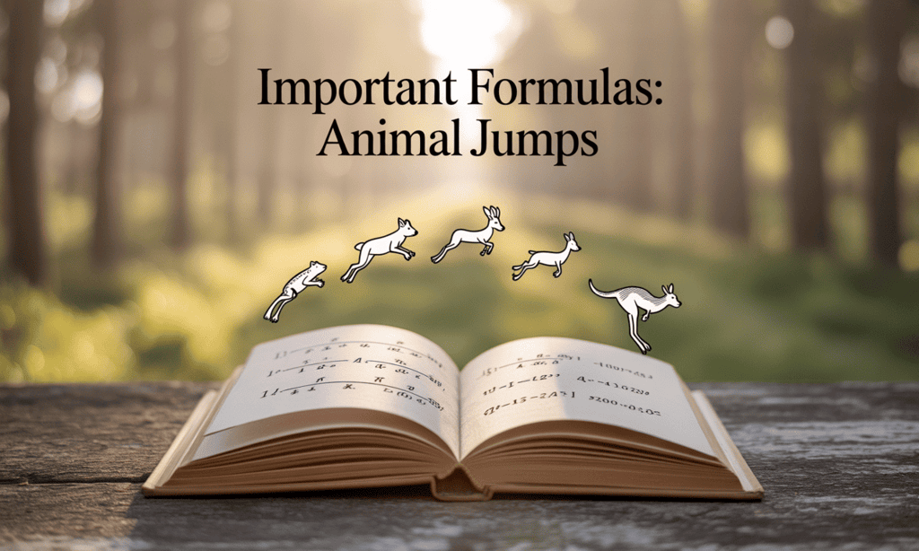 Important Formulas: Animal Jumps | Mathematics (Maths Mela) Class 5 - New NCERT