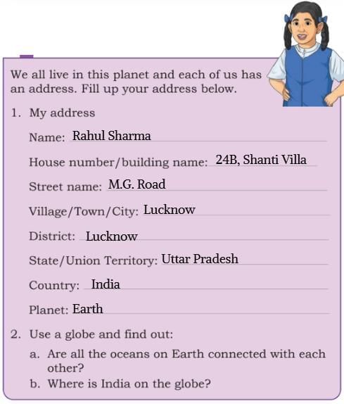 Earth-Our Shared Home NCERT Solutions | Our Wondrous World  Class 5 - New NCERT