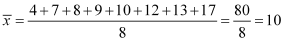NCERT Solutions Class 11 Maths Chapter 13 - Statistics