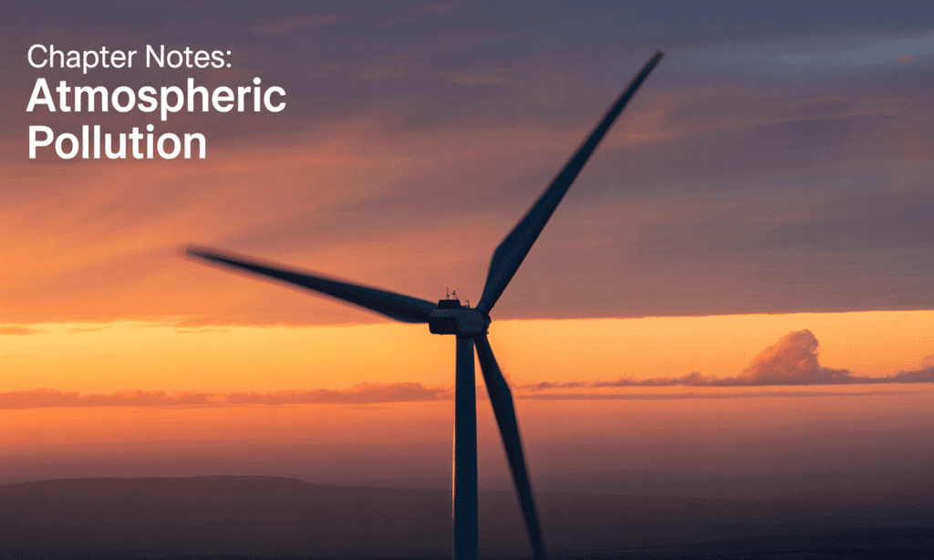 Atmospheric Pollution Chapter Notes | Environmental Management for Grade 11