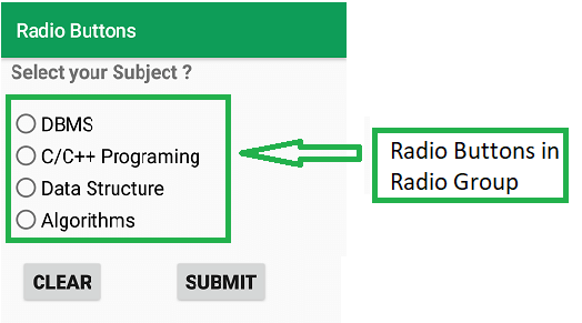 How to add Radio Buttons in an Android Application? - Software Development