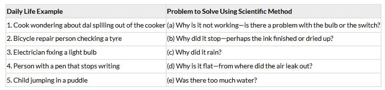 Worksheet Solutions: विज्ञान का अनूठा संसार | विज्ञान (जिज्ञासा) कक्षा 6 - Class 6