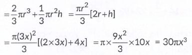 Class 10 Maths Chapter 12 Previous Year Questions - Surface Area and Volumes