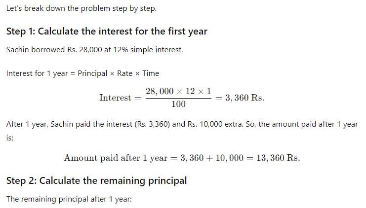 Simple & Compound Interest Questions for CAT with Answers PDF