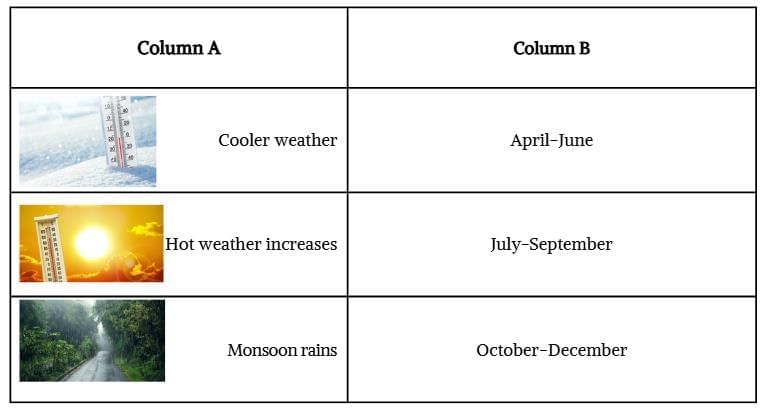 Unit Test: Rhythms of Nature | Our Wondrous World  Class 5 - New NCERT
