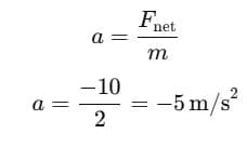 Newton’s Second Law Solved Examples