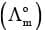 Limiting Molar Conductivity (Λom)