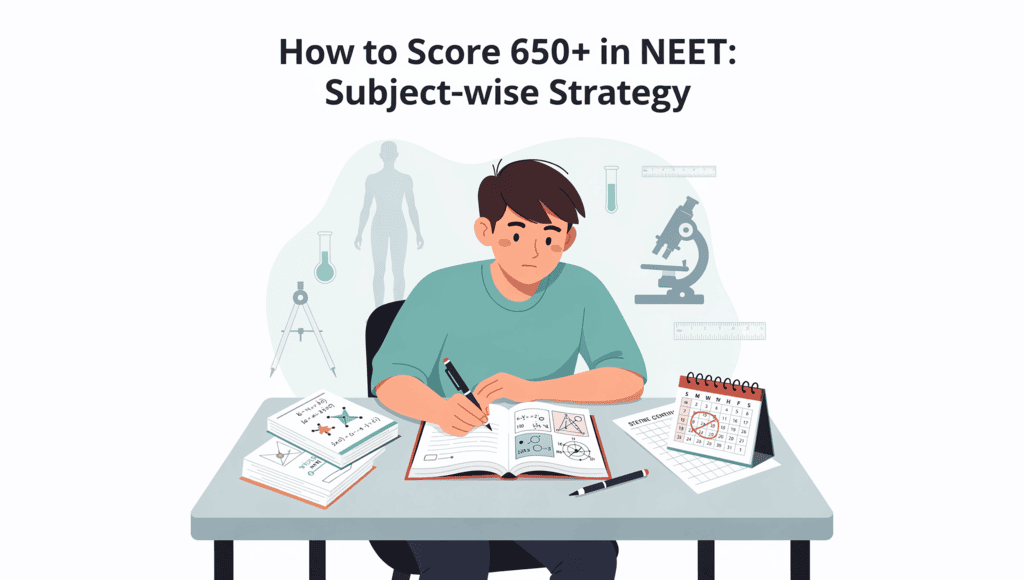 How to Score 650+ in NEET 2026: Subject-wise Strategy
