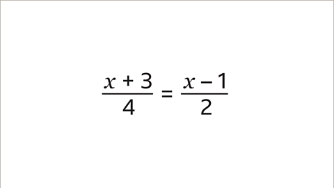 Solving for x - 4 - Year 7