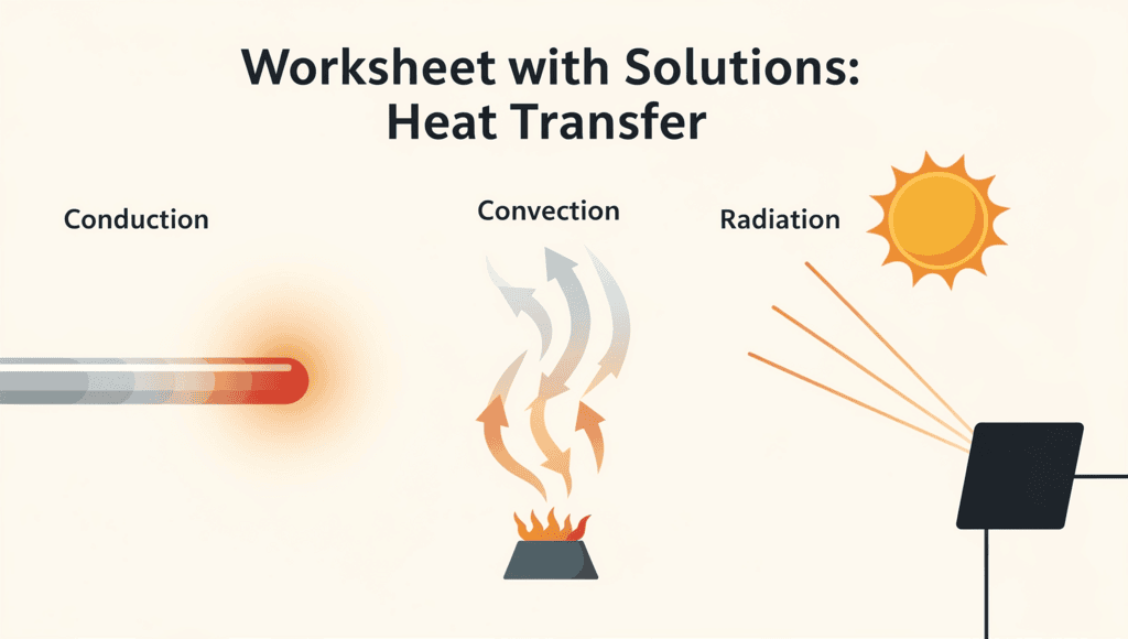 Worksheet with Solutions: Heat Transfer