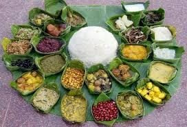 Food served in Manipur