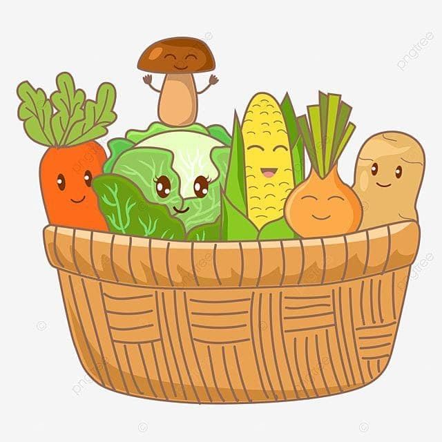 Vegetables Basket Vector Design Images, Anthropomorphic Vegetable Basket  Vector, Basket Clipart, Personification, Vegetables PNG Image For Free  Download
