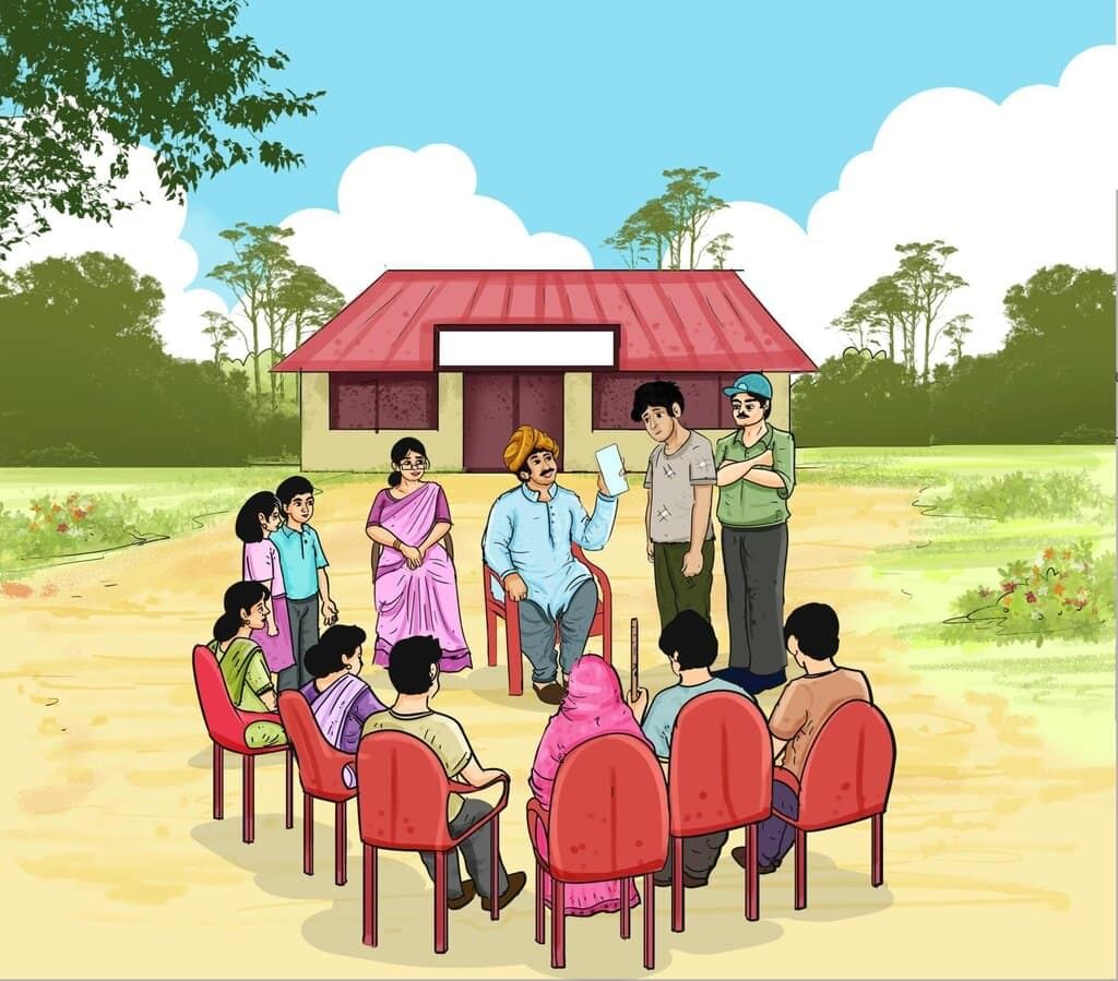 Worksheet: Local Government in Rural Areas | Social Studies (SST) Class 6