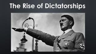 Revision Notes: Rise of Dictatorships | History for Grade 9