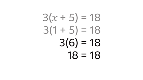 Solving for x - 3 - Year 7