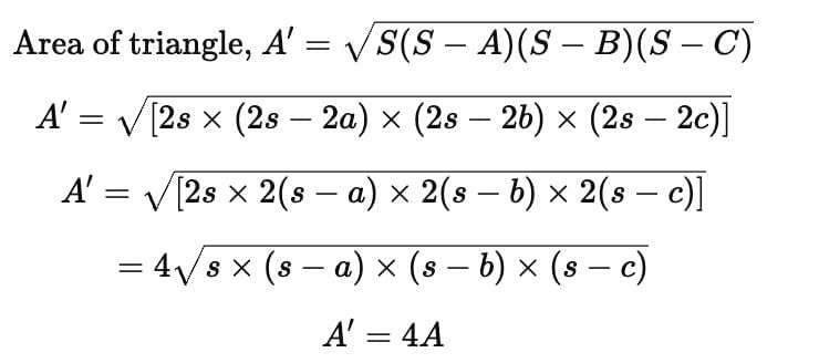 Class 9 Maths Chapter 10 Question Answers - Heron’s Formula
