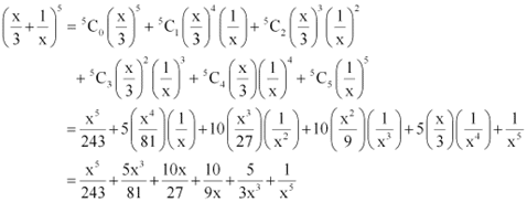 NCERT Solutions Class 11 Maths Chapter 7 - Binomial Theorem