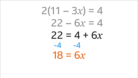 Solving for x - 3 - Year 7