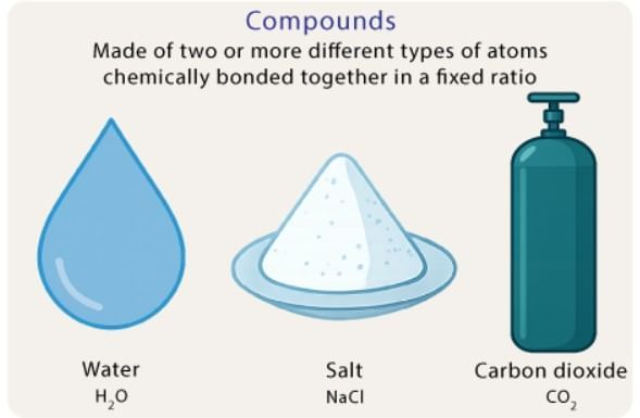 Nature of Matter: Elements, Compounds, and Mixtures Chapter Notes | Science Curiosity Class 8 -  New NCERT
