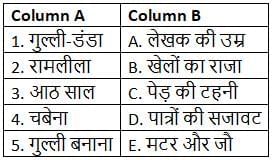 Worksheet Solutions: मेरा बचपन | Hindi Class 5 वीणा - New NCERT
