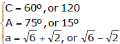 Solution of Triangles | Mathematics (Maths) for JEE Main & Advanced