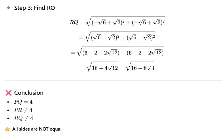 Short Answer Questions: Coordinate Geometry