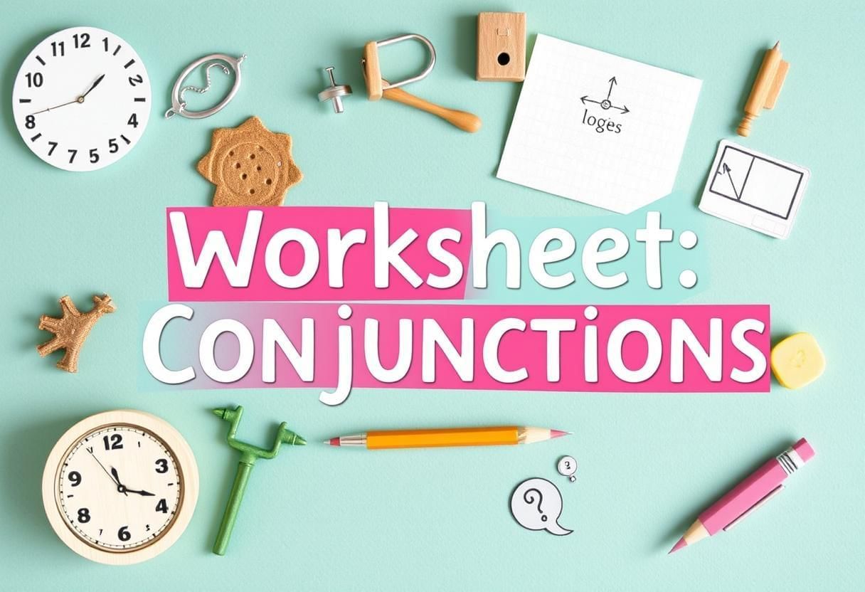 Conjunctions Class 6 Worksheet English Grammar