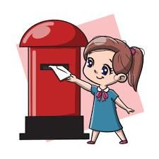 Worksheet: Here Comes A Letter - 2 | EVS for Class 3