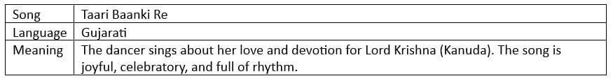 5. Taari Baanki Re - Garba from Gujarat