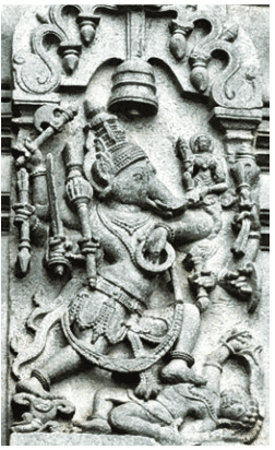 Vishnu in boar form
